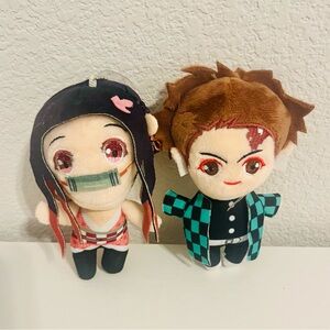 Demon Slayer Nezuko e Tangiro Kamado Plush lot